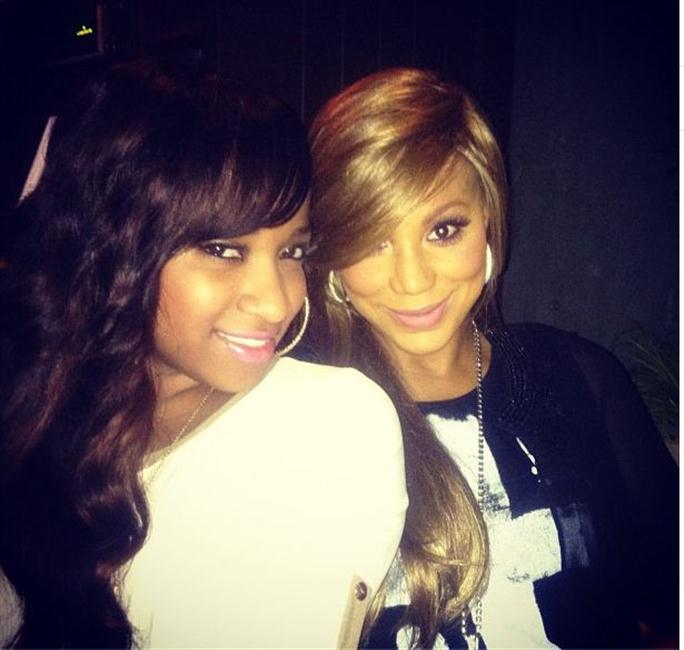 Tamar Braxton and Toya Wright