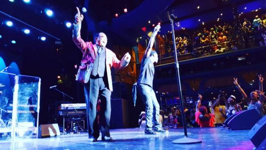 Bobby Jones and Charles Jenkins at the Dennys Gospel Explosion