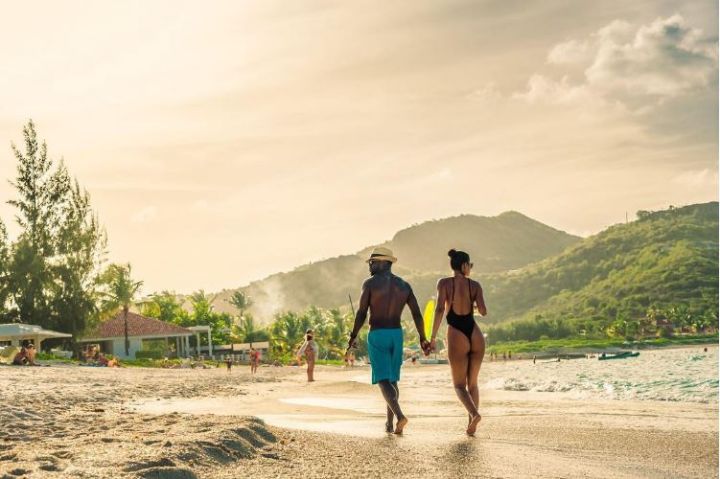 The Harts in St. Barts.