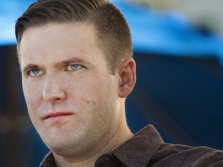 WASHINGTON, DC - NOVEMBER 19: Richard Spencer is in town for the largest white nationalist and Alt Right conference of the year in Washington, DC on November 18, 2016. Spencer, a 38-year-old Dallas native and graduate of St. Mark's School of Texas prep school, is a key intellectual leader of the alternative right, a label he coined in 2008 to describe the radical conservative movement defined by white nationalism and a fervent resistance to multiculturalism and globalism. Spencer currently resides in the resort town of Whitefish, Montana, in what was described as a "Bavarian-style mansion" in a profile in Mother Jones. He was born in Massachusetts but moved to the Preston Hollow neighborhood of Dallas when he was about 2 years old. "It was a fairly idyllic, suburban childhood," Spencer said with a laugh. "I remember riding bikes around the neighborhood, and so on. I guess you could say I lived in a bubble to a certain extent, like a lot of the kids in that area. But it was very nice." (Photo by Linda Davidson/The Washington Post)