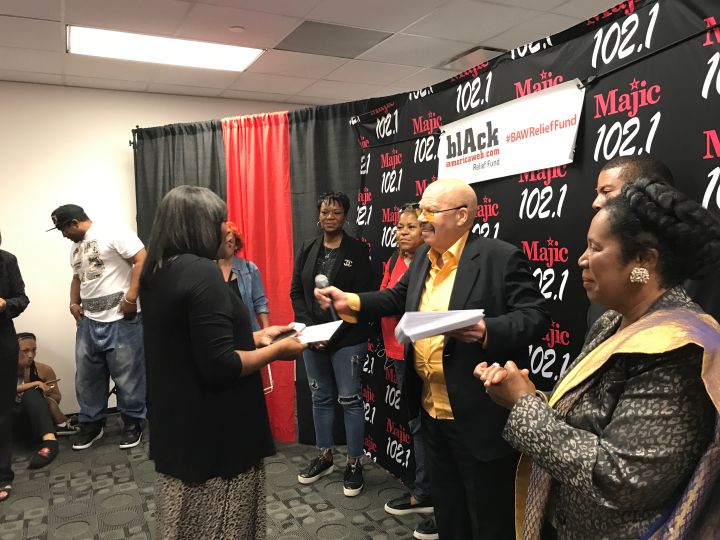 Tom Joyner Donates $50,000 to 50 Houston Families Affected by Hurricane Harvey