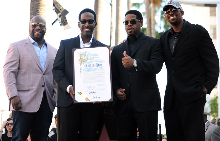 Wanya Morris (L)