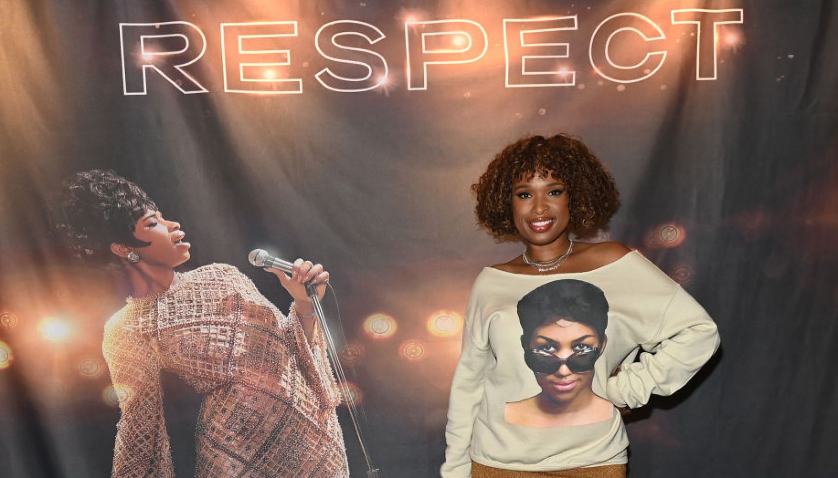 Jennifer Hudson Surprises Fans At A 'Queens Night Out' Screening Of Her Movie 'Respect' In Atlanta