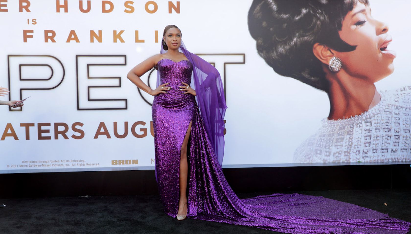 Jennifer Hudson at the RESPECT World Premiere In Los Angeles