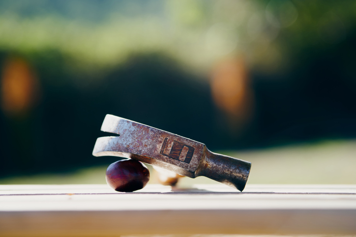 work tool side view hammer object on day no people human