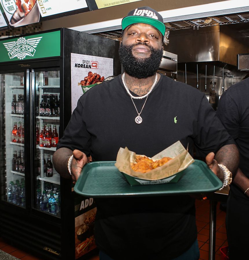 Rick Ross Visits Wingstop