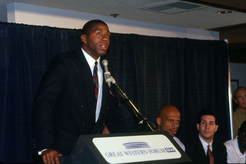 Magic Johnson Retirement Annoucement