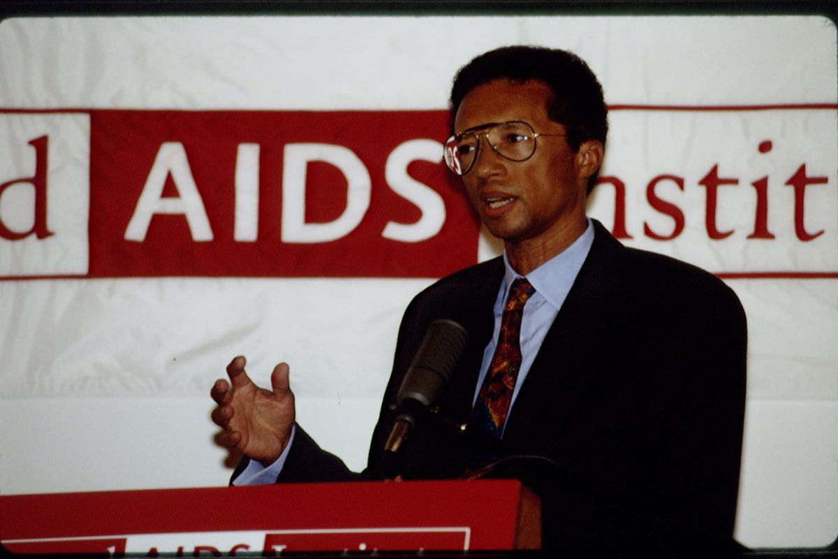 LAST PHOTOS OF ARTHUR ASHE, WHO DIED FROM AIDS