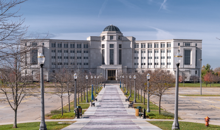 Michigan Hall of Justice (Courthouse) - Lansing, Michigan