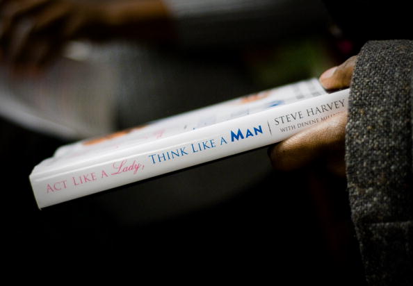Steve Harvey Signs Copies Of " Act Like A Lady, Think Like A Man"