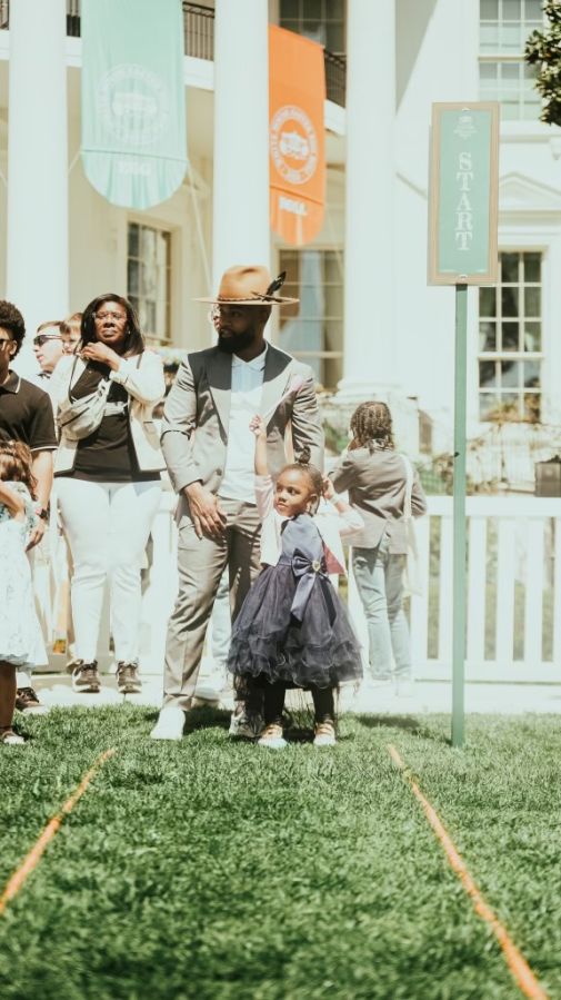 Willie Moore Jr. & Family At The White House