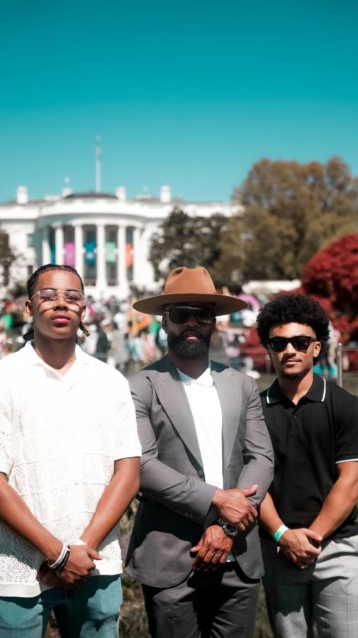 Willie Moore Jr. & Family At The White House