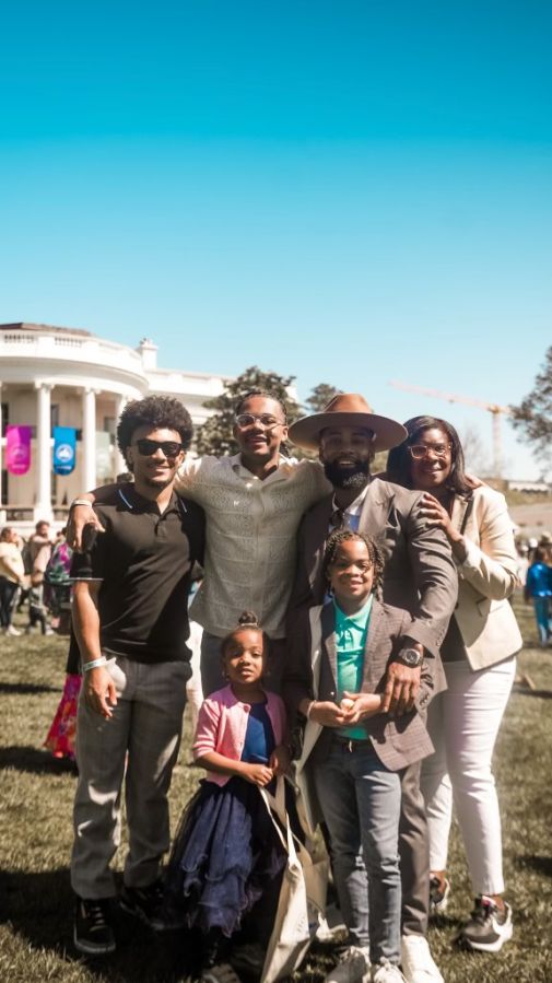 Willie Moore Jr. & Family At The White House