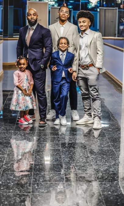 Willie Moore Jr. & Family At The White House
