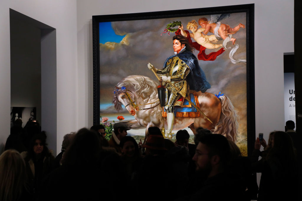 Inauguration Of The Exhibition "Michael Jackson : On The Wall" In Paris