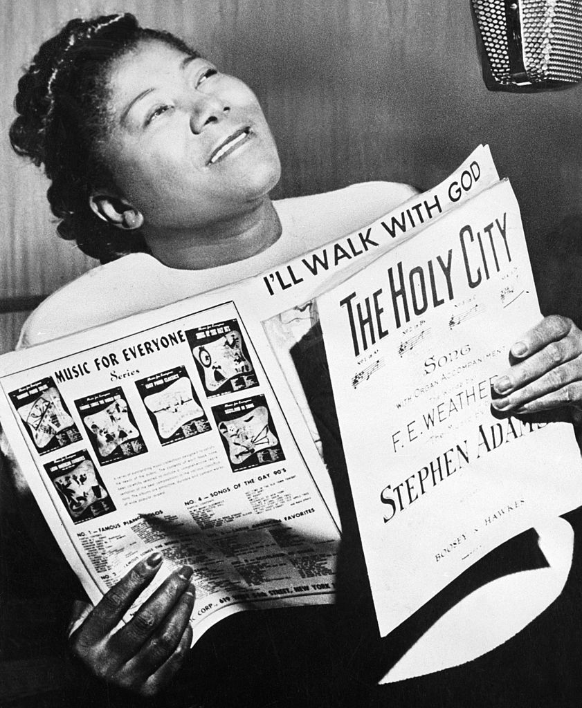 Gospel Singer Mahalia Jackson