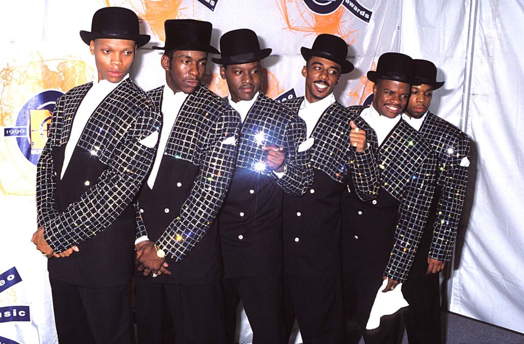 New Edition At The 1990 Video Music Awards