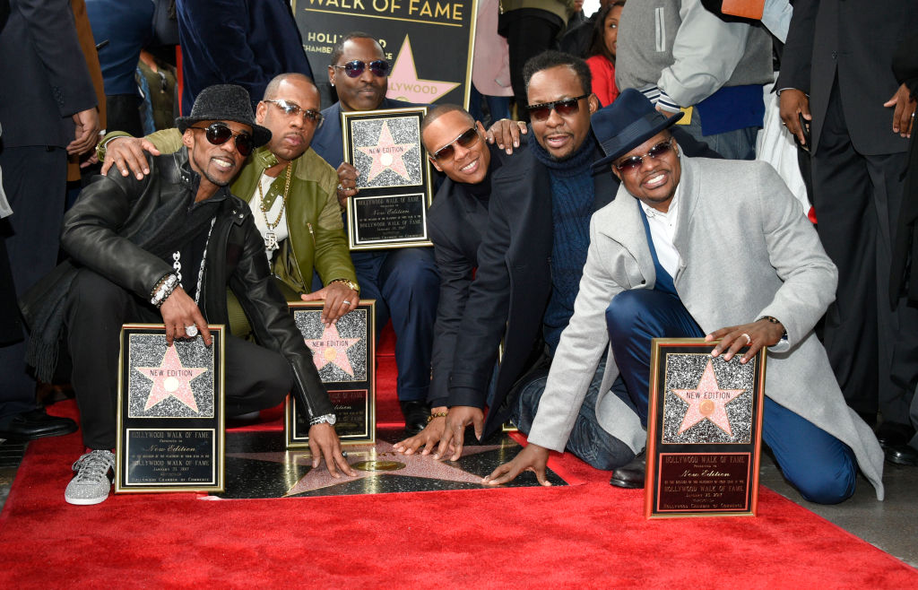 New Edition honored with star on The Hollywood Walk of Fame, Los Angeles, USA - 23 Jan 2017