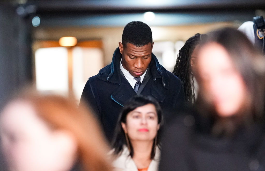 Actor Jonathan Majors Arrives At Court For Closing Arguments In Domestic Violence Trial
