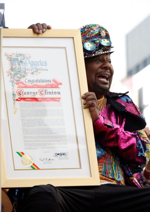 George "Dr. Funkenstein" Clinton Honored With Star On Hollywood Walk Of Fame