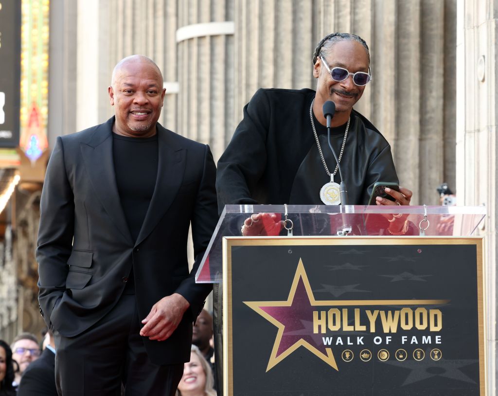 Dr. Dre Honored With Star On Hollywood Walk Of Fame