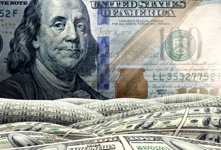 Business finance and making money concept of money landscape