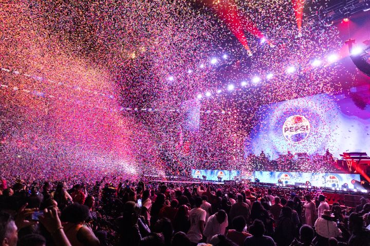Confetti to close out the Mary J. Blige 'Strength Of A Woman' 2024 Festival & Summit Concert