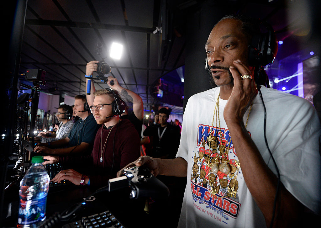 Game Maker Electronic Arts (EA) Hosts Its Annual Press Conference In Los Angeles