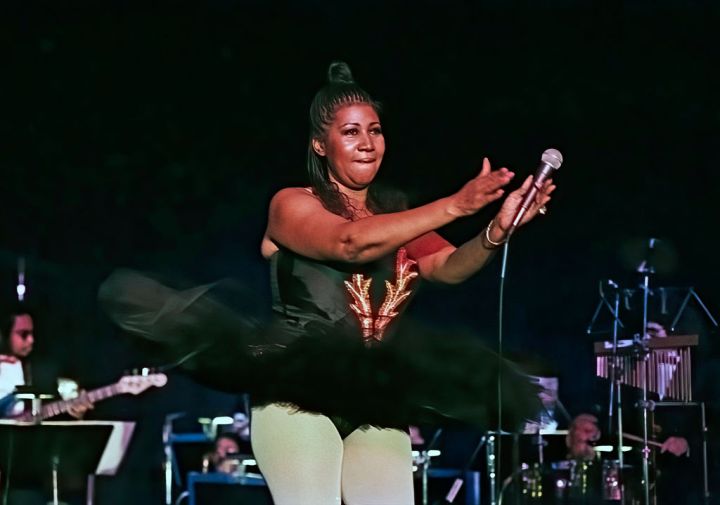 Aretha Franklin - First African-American woman, and first woman, inducted into the Rock and Roll Hall of Fame (1987)