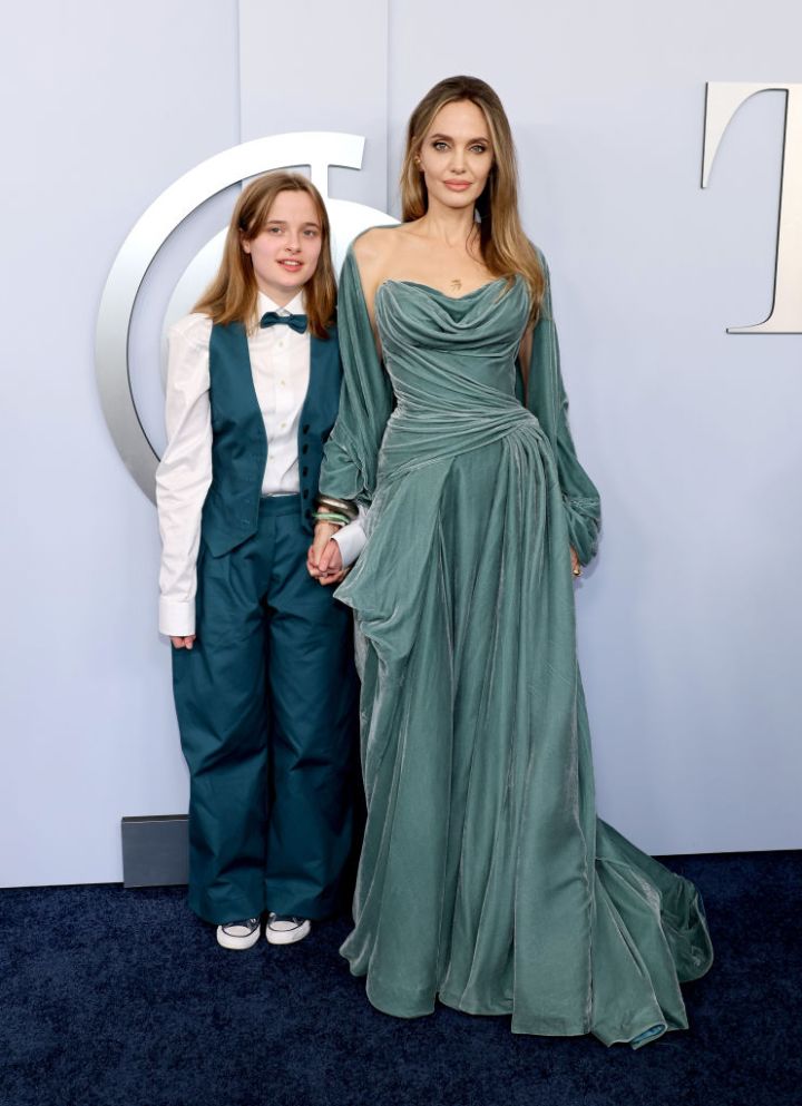 Vivienne Jolie-Pitt and Angelina Jolie