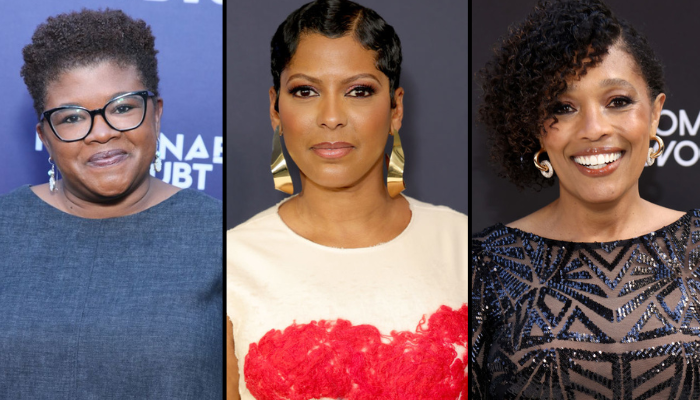 Honorary Members of Alpha Kappa Alpha Sorority Inc. Tamron Hall, Attica Locke, Tembi Locke