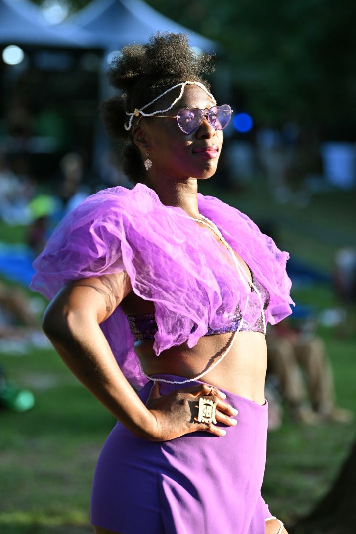 Parisian jewelry designer Nafolo looking regal