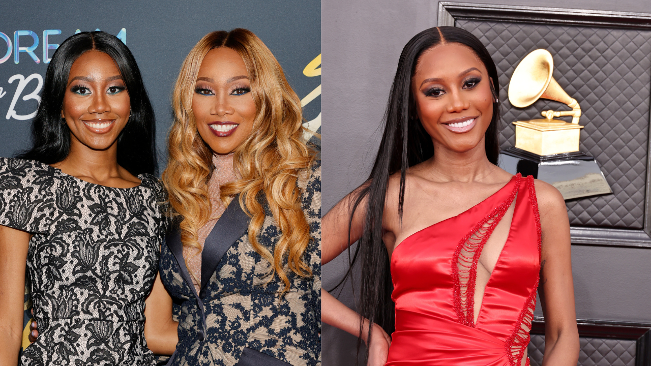 Yolanda Adams, heer daughter Taylor Crawford and Muni Long