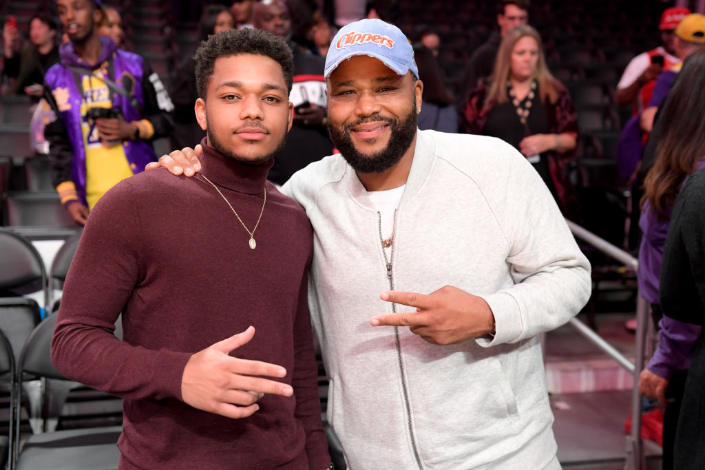 Celebrities At The Los Angeles Clippers Game