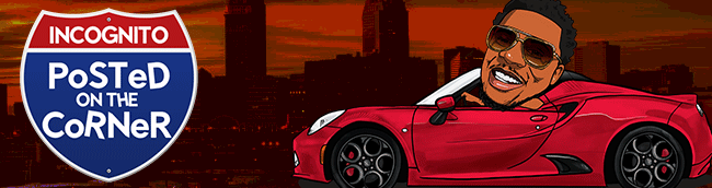 Posted On The Corner Text