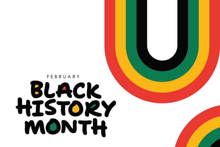 Black history month celebrate. Vector illustration design graphic Black history month stock illustration