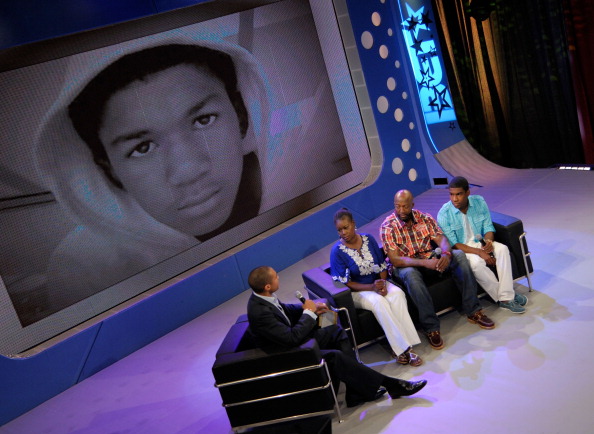 Sybrina Fulton & Tracy Martin Visit BET's "106 & Park" - April 16, 2012